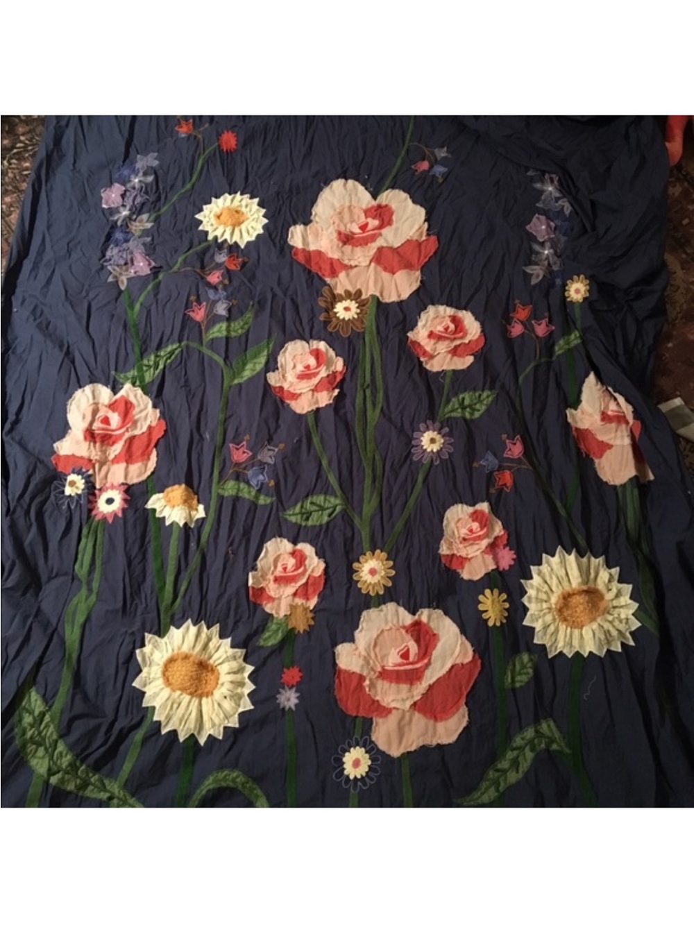 Land of Nod Bouquet Bedding Duvet Twin